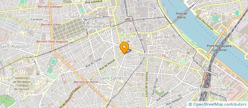 localisation de l'entreprise MADAME NERAJDHA LULAJ  BORDEAUX