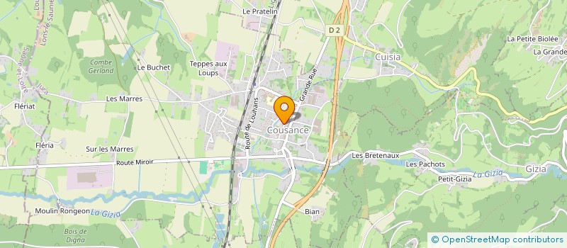 localisation de l'entreprise MADAME NEREA PAVON REY  COUSANCE