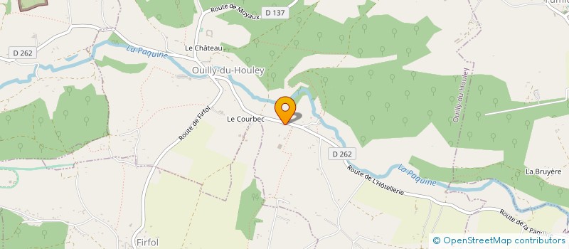 localisation de l'entreprise MADAME NEREE THALY à OUILLY-DU-HOULEY
