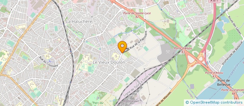localisation de l'entreprise MADAME NERIA DE ABREU MENDES à NANTES