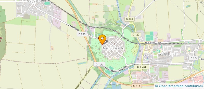 localisation de l'entreprise MADAME NERIMENE HAMADA  NEUF-BRISACH