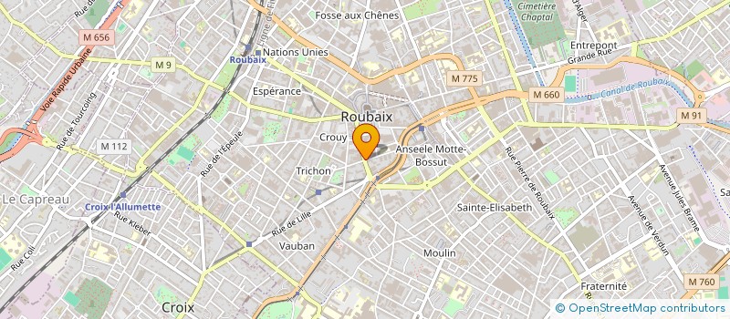 localisation de l'entreprise MADAME NERINA DENAIS à ROUBAIX