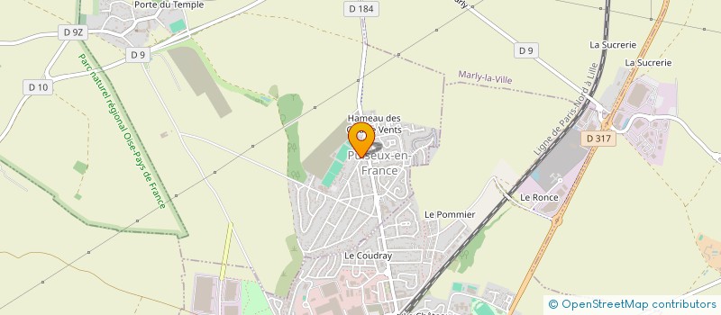 localisation de l'entreprise MADAME NERLINE FIACRE à PUISEUX-EN-FRANCE