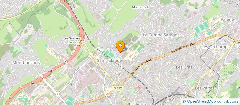 localisation de l'entreprise MADAME NERMINA SABANOVIC  BESANCON