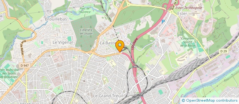 localisation de l'entreprise MADAME NESEM ABDIEVA à LIMOGES