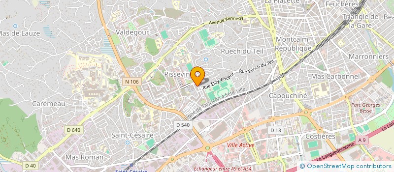 localisation de l'entreprise MADAME NESERINE BENAMAR  NIMES