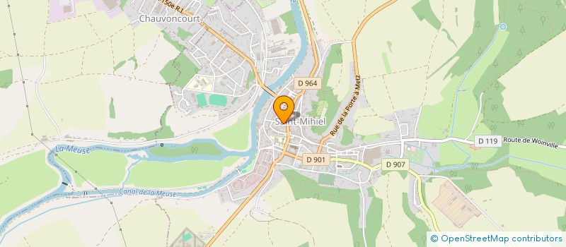 localisation de l'entreprise MADAME NESIBE BASER  SAINT-MIHIEL