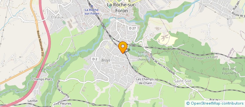 localisation de l'entreprise MADAME NESIBE SAHIN  LA ROCHE-SUR-FORON