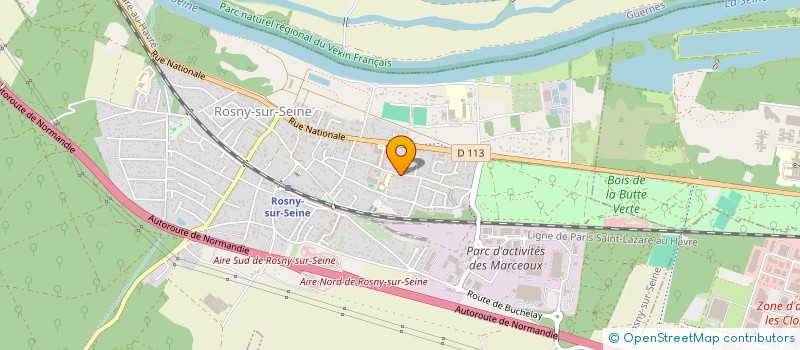 localisation de l'entreprise MADAME NESRIN YORULMAZ  ROSNY-SUR-SEINE