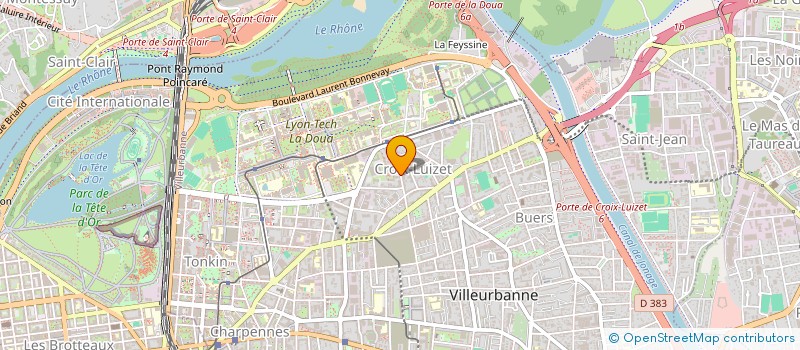 localisation de l'entreprise MADAME NESRINE ABIDET  VILLEURBANNE