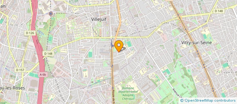 localisation de l'entreprise MADAME NESRINE AMIR  VILLEJUIF