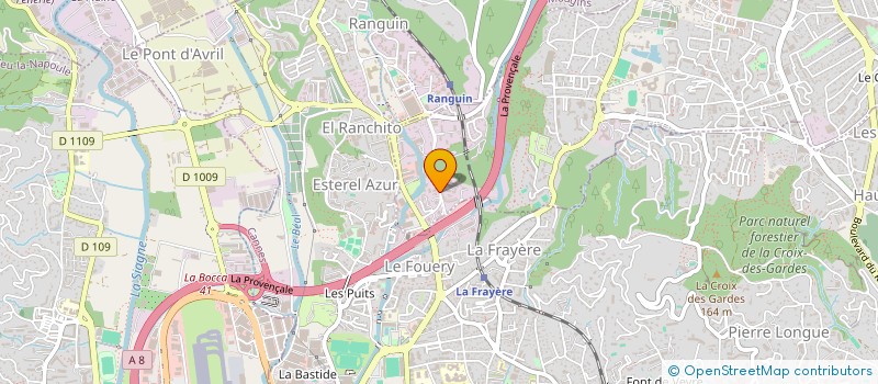 localisation de l'entreprise MADAME NESRINE BENBOUHENNI à LE CANNET