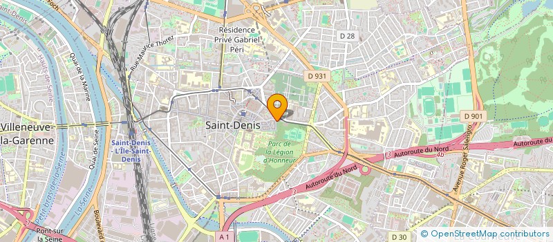 localisation de l'entreprise MADAME NESRINE BENMAAZOUZ à SAINT-DENIS