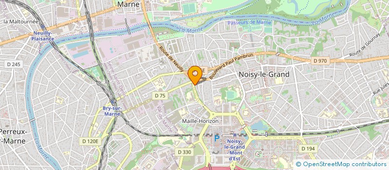 localisation de l'entreprise MADAME NESRINE BENZERDJEB à NOISY-LE-GRAND