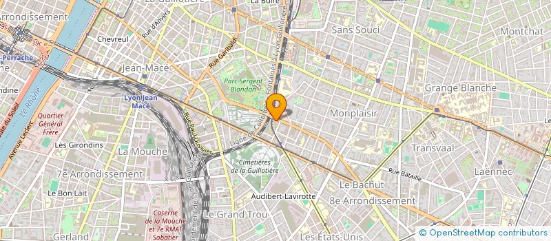 localisation de l'entreprise MADAME NESRINE BIBI  LYON