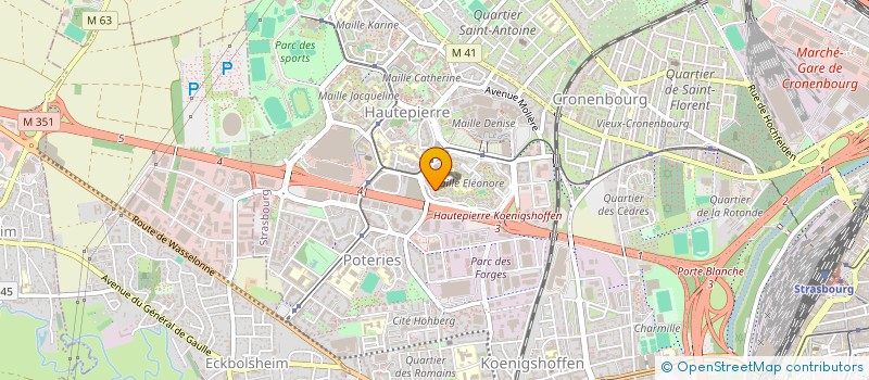 localisation de l'entreprise MADAME NESRINE BOUZAR à STRASBOURG