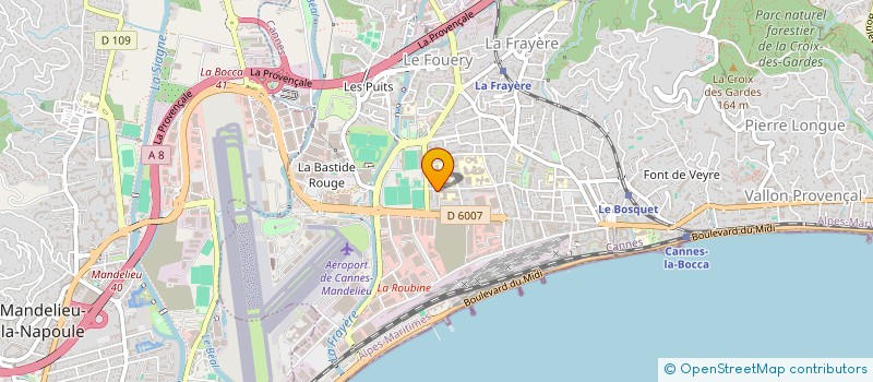 localisation de l'entreprise MADAME NESRINE BOUZIDI à CANNES