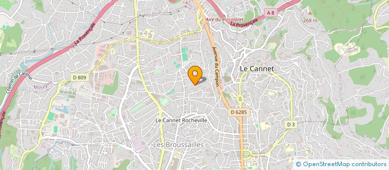 localisation de l'entreprise MADAME NESRINE CHADI  LE CANNET