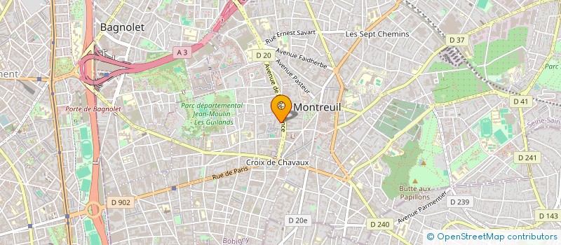 localisation de l'entreprise MADAME NESRINE CHENNOUFI à MONTREUIL