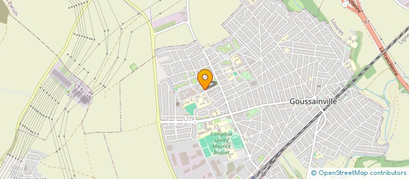 localisation de l'entreprise MADAME NESRINE DECHACHE  GOUSSAINVILLE