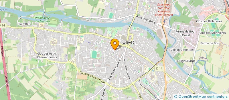 localisation de l'entreprise MADAME NESRINE EL CARMOUHI  ORLEANS