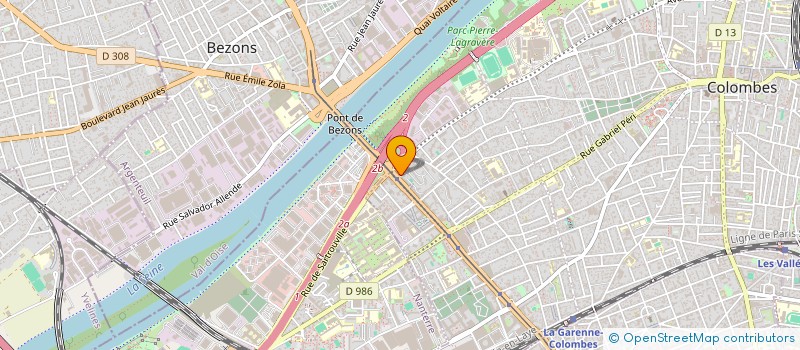 localisation de l'entreprise MADAME NESRINE HALILOU à COLOMBES