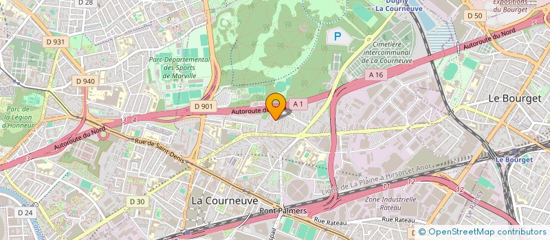 localisation de l'entreprise MADAME NESRINE HIMMI à LA COURNEUVE