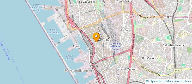 localisation de l'entreprise MADAME NESRINE KAHOUL à MARSEILLE