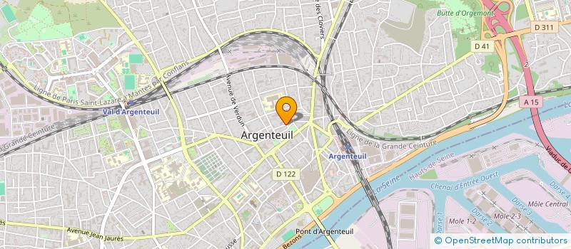 localisation de l'entreprise MADAME NESRINE KHELIFA à ARGENTEUIL
