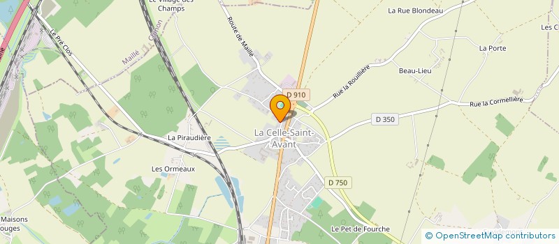 localisation de l'entreprise MADAME NESRINE LAATIRIS  LA CELLE-SAINT-AVANT