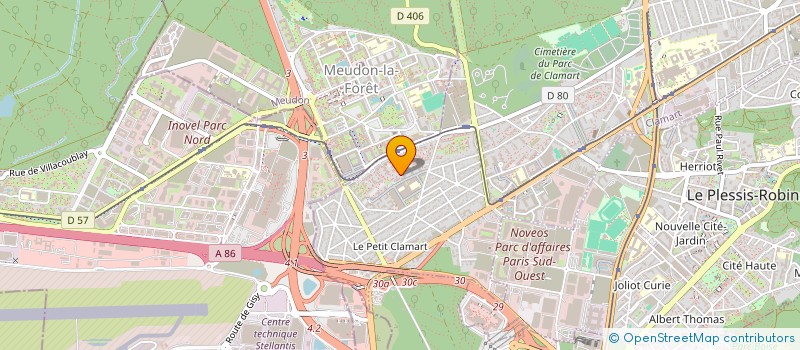 localisation de l'entreprise MADAME NESRINE M RABET à CLAMART