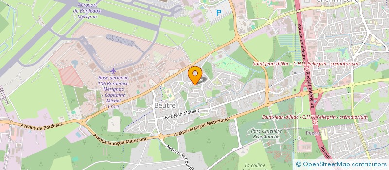 localisation de l'entreprise MADAME NESRINE MEJERI  MERIGNAC