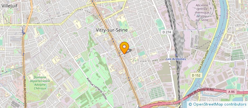 localisation de l'entreprise MADAME NESRINE MEKHICI-BANABBAD à VITRY-SUR-SEINE