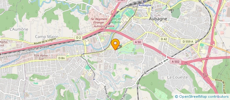 localisation de l'entreprise MADAME NESRINE MOSTEFAOUI à AUBAGNE