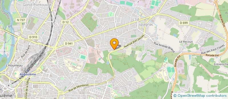 localisation de l'entreprise MADAME NESRINE OUDJDI DAMERDJI à L'ISLE-D'ESPAGNAC