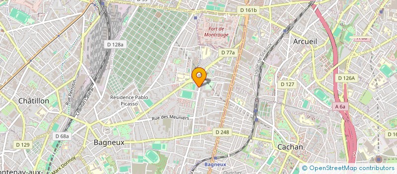 localisation de l'entreprise MADAME NESRINE RETTAB  BAGNEUX
