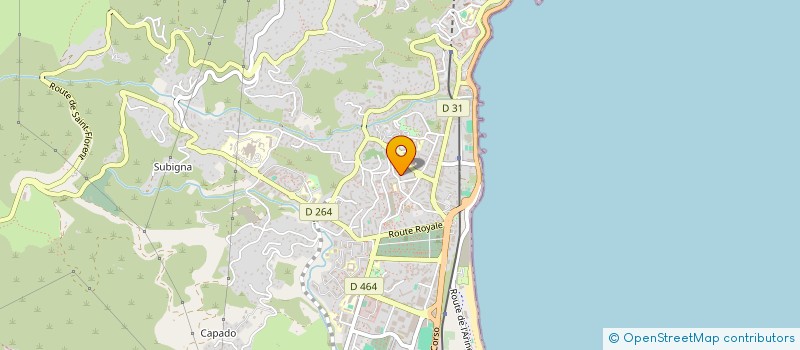 localisation de l'entreprise MADAME NESRINE RHAOUTI  BASTIA
