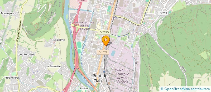 localisation de l'entreprise MADAME NESRINE TOUNSI  LE PONT-DE-CLAIX