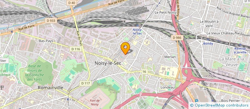 localisation de l'entreprise MADAME NESRINE ZOUAOUI RABAH  NOISY-LE-SEC