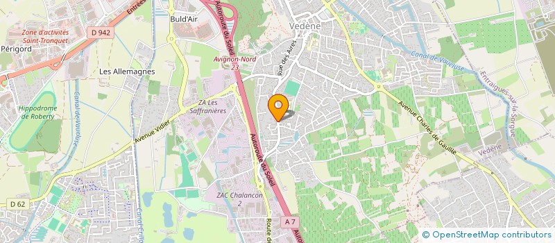 localisation de l'entreprise MADAME NESS GARCIA  VEDENE