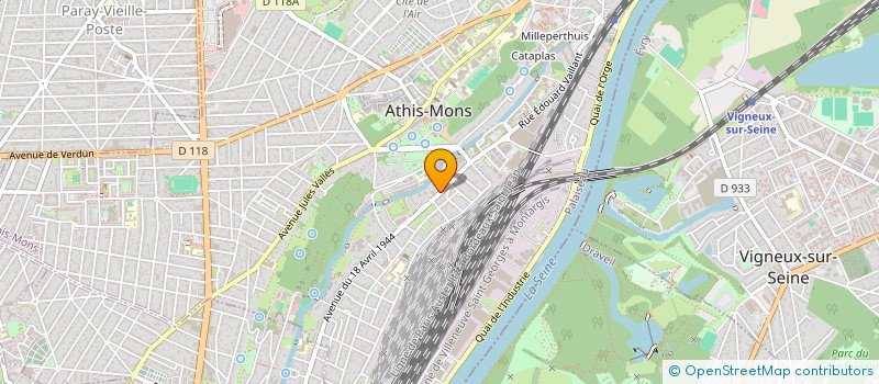 localisation de l'entreprise MADAME NESSA PEREZ à ATHIS-MONS
