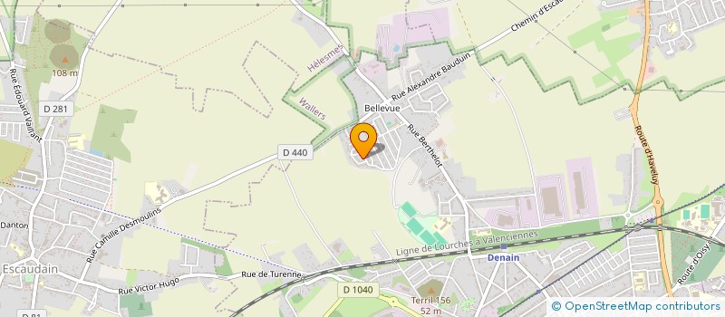 localisation de l'entreprise MADAME NESSRINE DENDEN  DENAIN