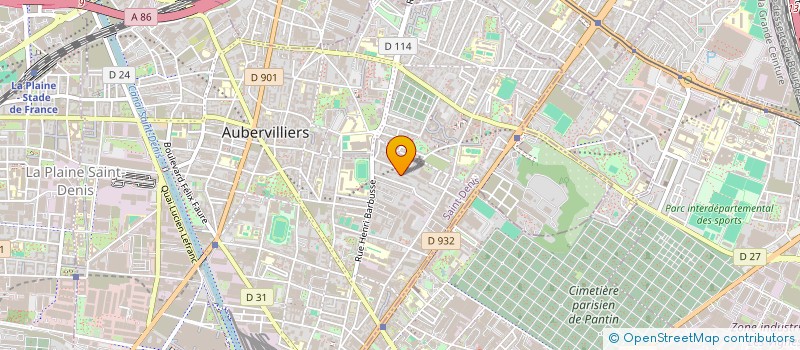 localisation de l'entreprise MADAME NESTA DRAME à AUBERVILLIERS