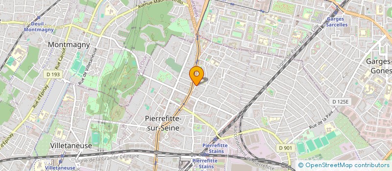 localisation de l'entreprise MADAME NESTORETTE WONDJE à PIERREFITTE-SUR-SEINE