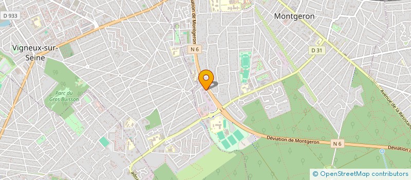 localisation de l'entreprise MADAME NEUZA CARVALHO à MONTGERON
