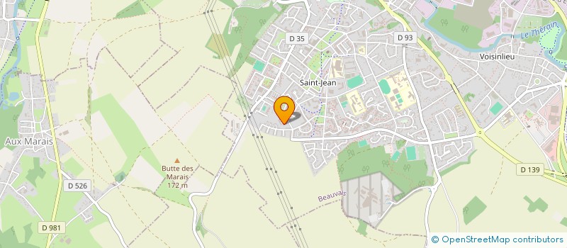 localisation de l'entreprise MADAME NEUZA ESTRELA VIEGAS ALLIN  BEAUVAIS