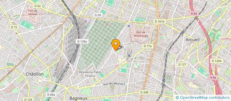 localisation de l'entreprise MADAME NEVENA PETRONIJEVIC à BAGNEUX