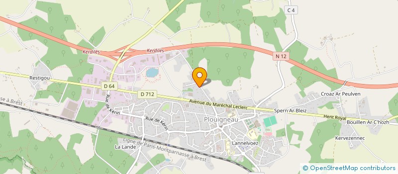 localisation de l'entreprise MADAME NEVIN HASAN à PLOUIGNEAU