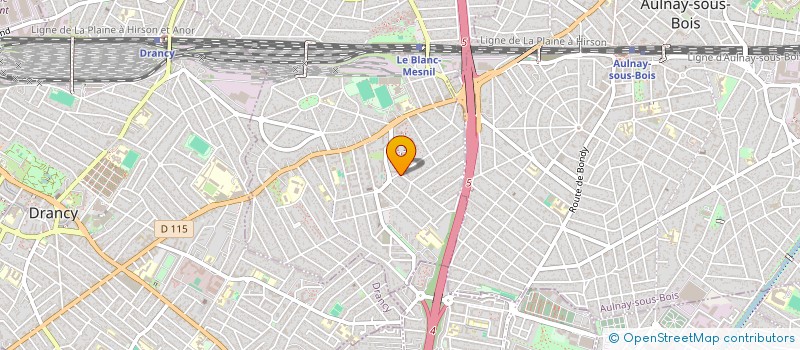 localisation de l'entreprise MADAME NEVRYE AKCAY  LE BLANC-MESNIL