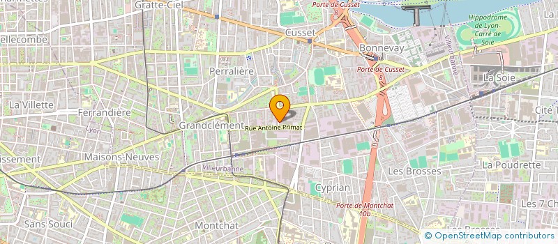 localisation de l'entreprise MADAME NEYLA CHATTI  VILLEURBANNE
